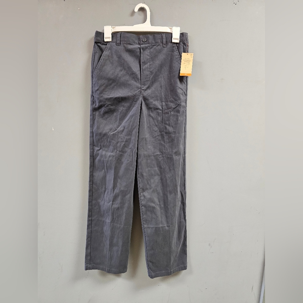 French Toast Boys' Pull-on Pant Grey, 16 Youth  Uniform